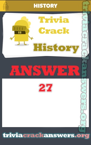 Trivia crack History answers