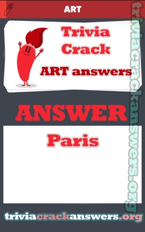 Trivia crack Art answers