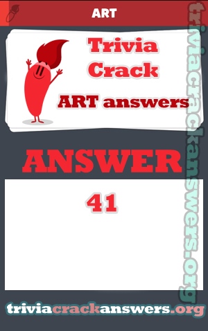 Trivia crack Art answers