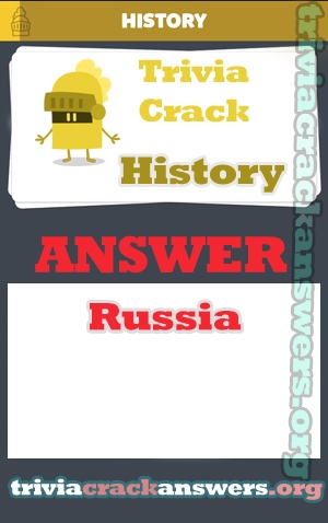 Trivia crack History answers