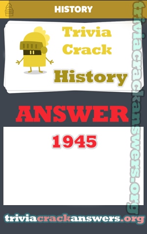 Trivia crack History answers