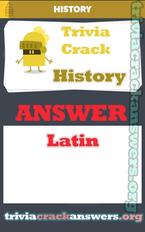 Trivia crack History answers